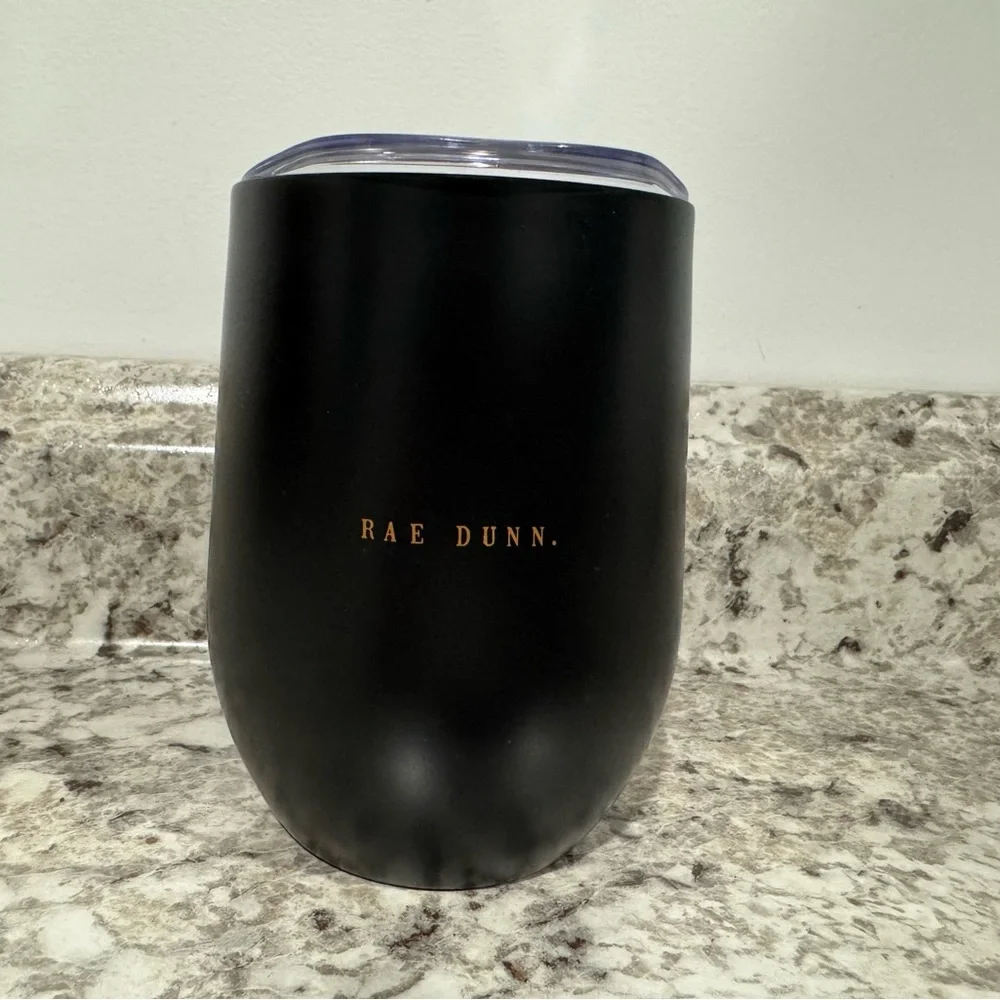 RAE DUNN CHEERS WITCHES HALLOWEEN INSULATED WINE GLASS-TUMBLER-CUP NWT!